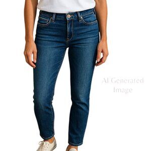 CABI JEANS Womens  750 Ruby River Wash Skinny Stretch Denim Blue Jeans Size 0